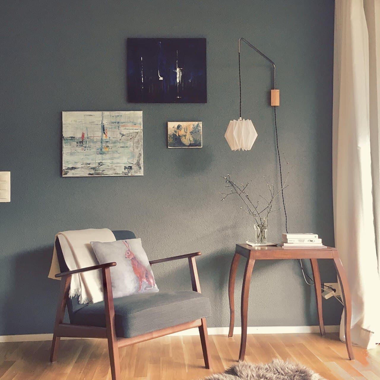 haru origami wandleuchte papierlampe