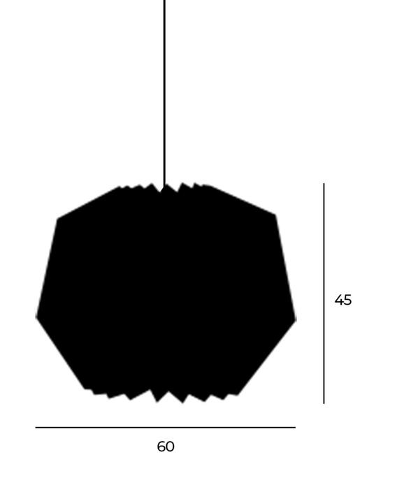 super sunburst grosse origami pendelleuchte papierlampe